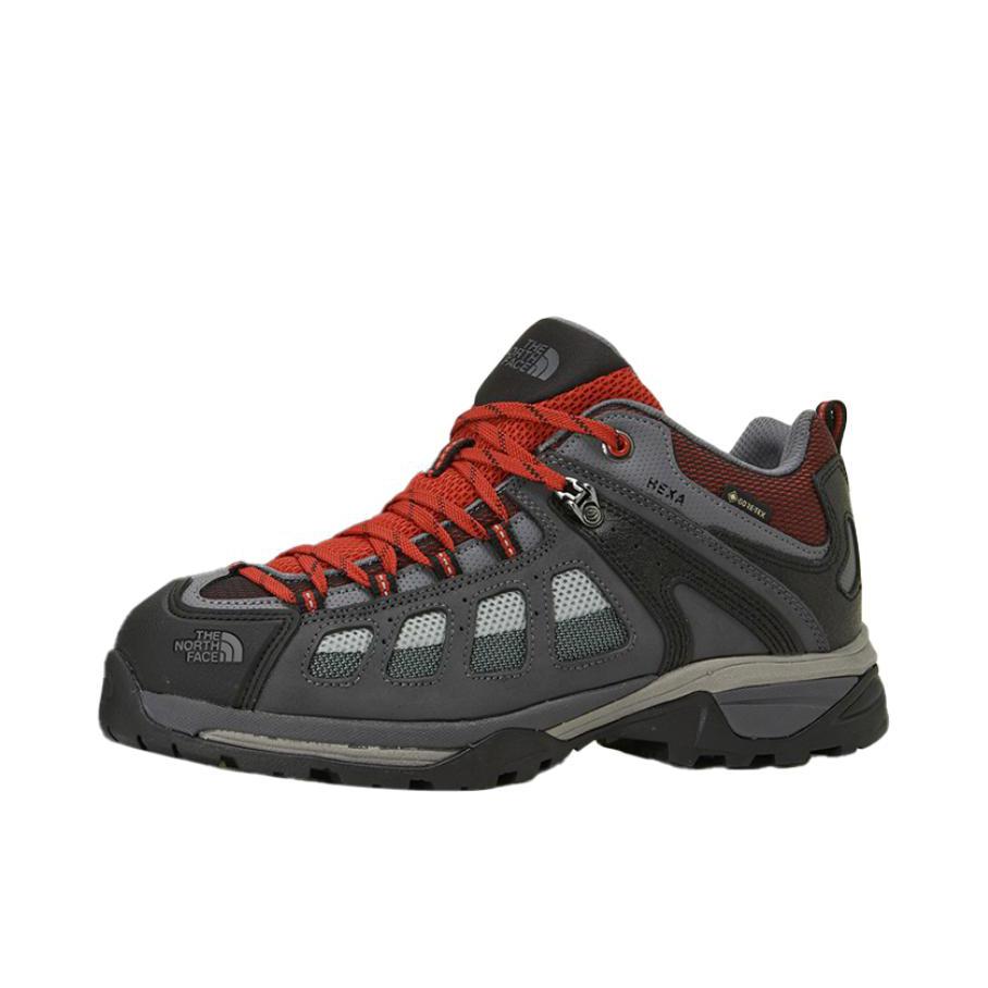 推荐商品：TheNorthFace/北面 HEXA GTX 百搭 减震 防滑 低帮 登山鞋 灰色/黑色