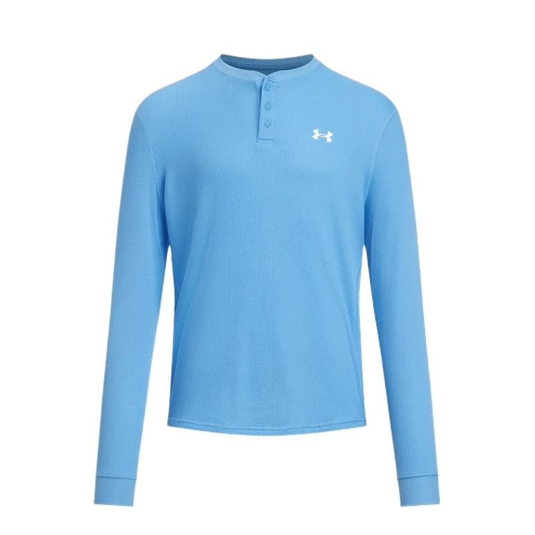Under Armour/安德玛 DFO Waffle Henley华夫格内搭套头圆领长袖T恤 1302356