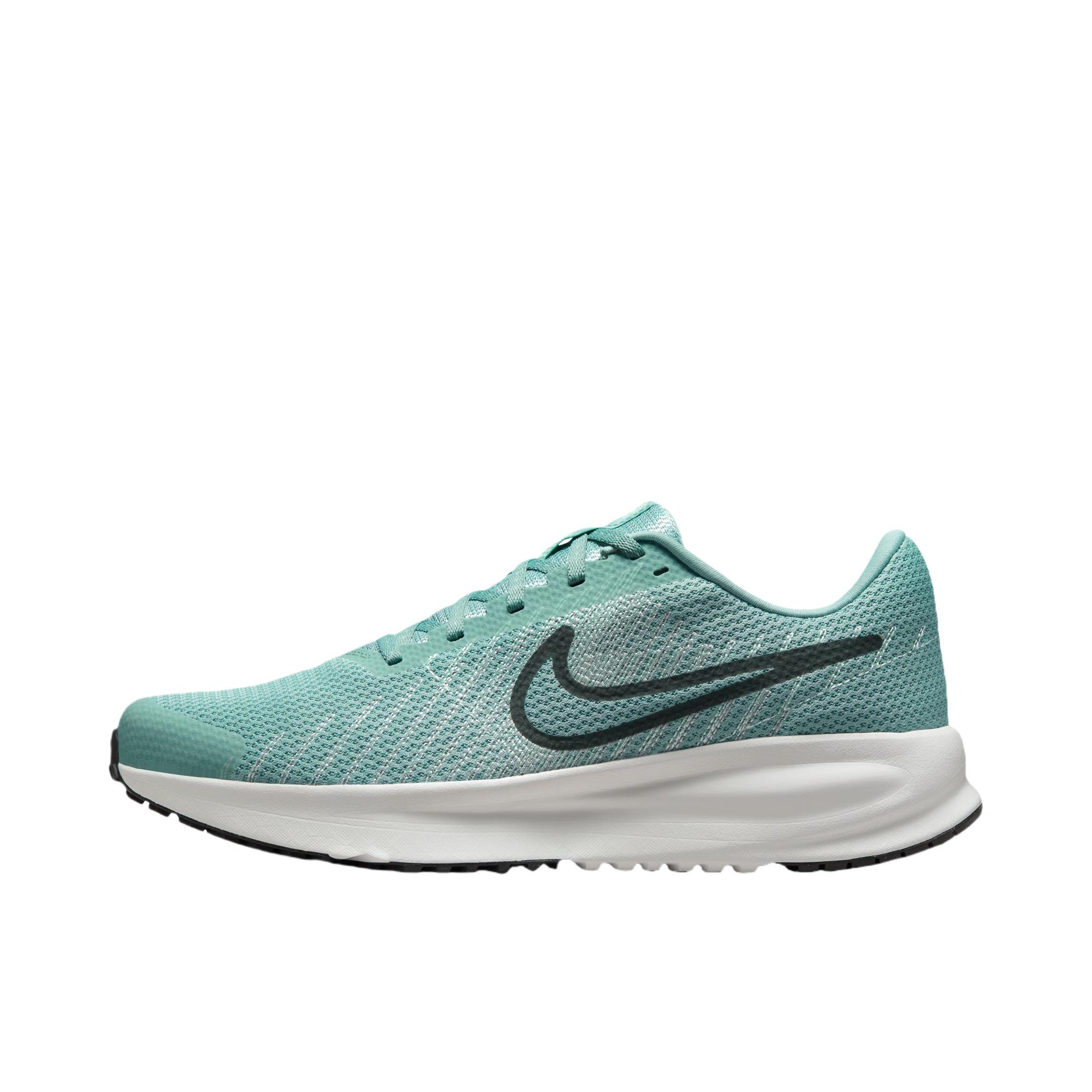 推荐商品：Nike RUN DEFY 跑鞋 低帮减震防滑耐磨系带平底抓地舒适百搭 大炮灰/泡沫薄荷绿/山峰白/海藻绿