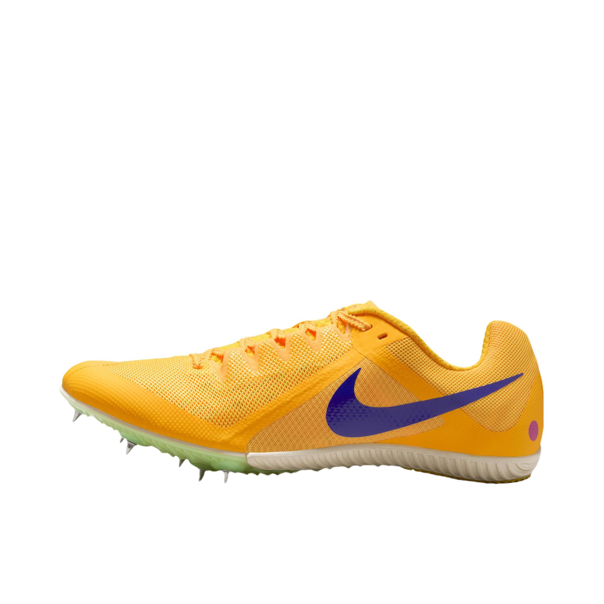 推荐商品：Nike Zoom Rival Multi M10 钉鞋 跑鞋 田径比赛短跑训练舒适减震防滑耐磨网眼透气 柠檬黄