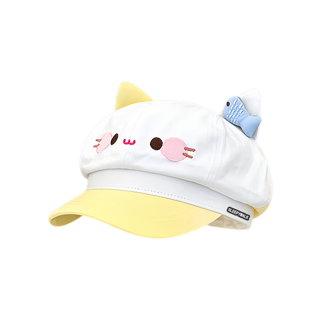 推荐商品：SleepyWalk 25AW卡通小猫甜美鸭舌帽 C3141