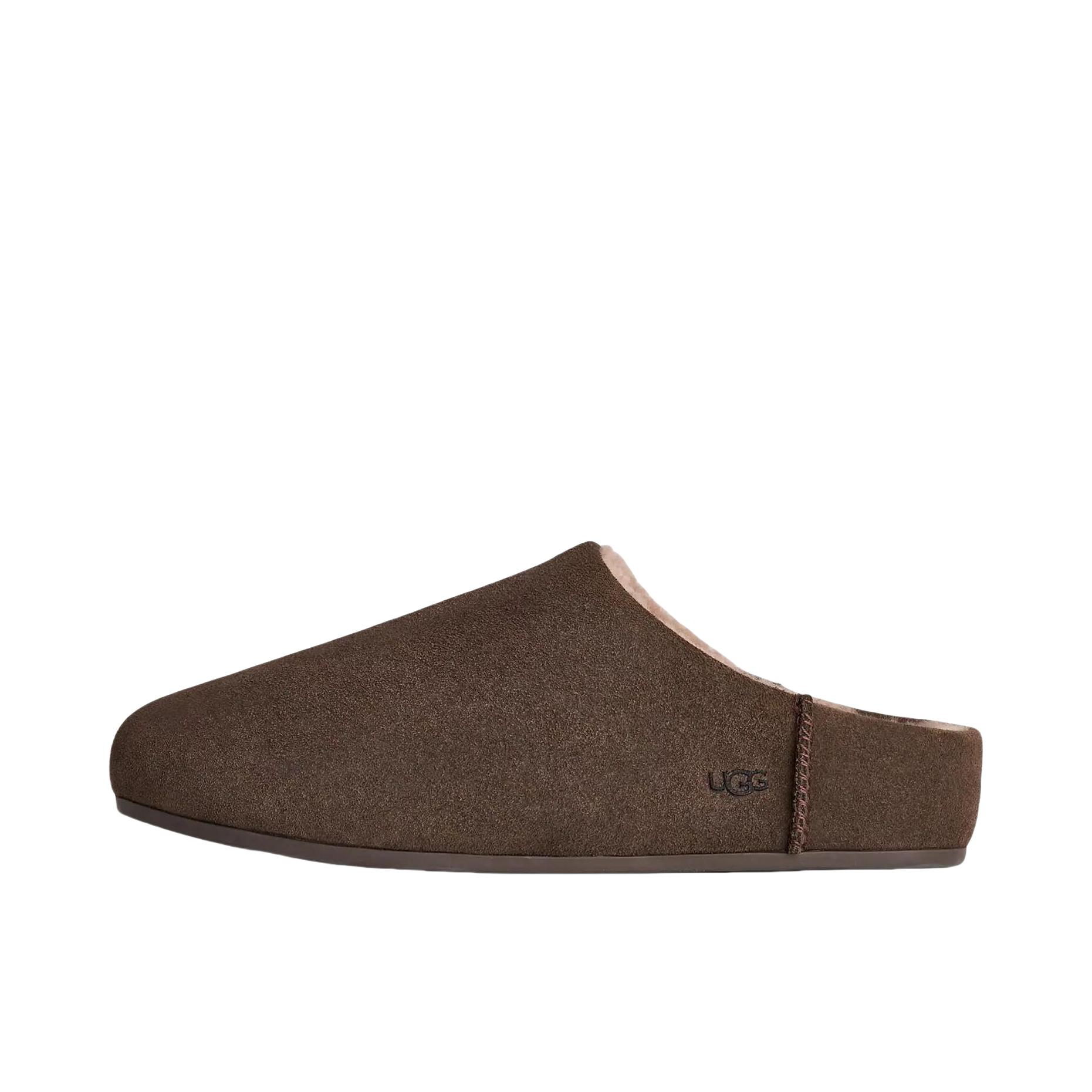 推荐商品：UGG Elea 拖鞋 休闲橡胶底包头低跟防磨浅口 女款/深棕色 