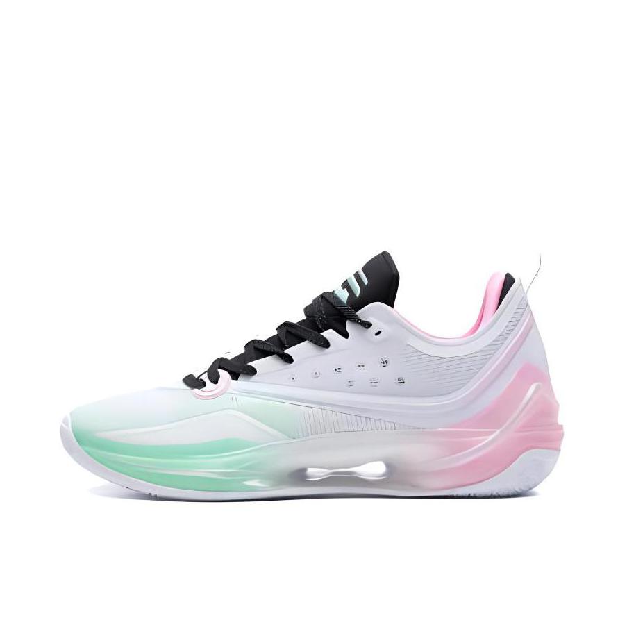 推荐商品：特步 游云8代 Pro 林书豪 耐磨防滑 抗冲击 缓震 实战 篮球鞋 新白色/荧光浅青绿