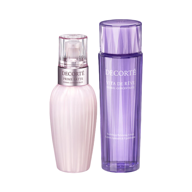 推荐商品：COSME DECORTE/黛珂 紫苏牛油果护肤套装【水+乳】平衡水油祛痘抗氧化