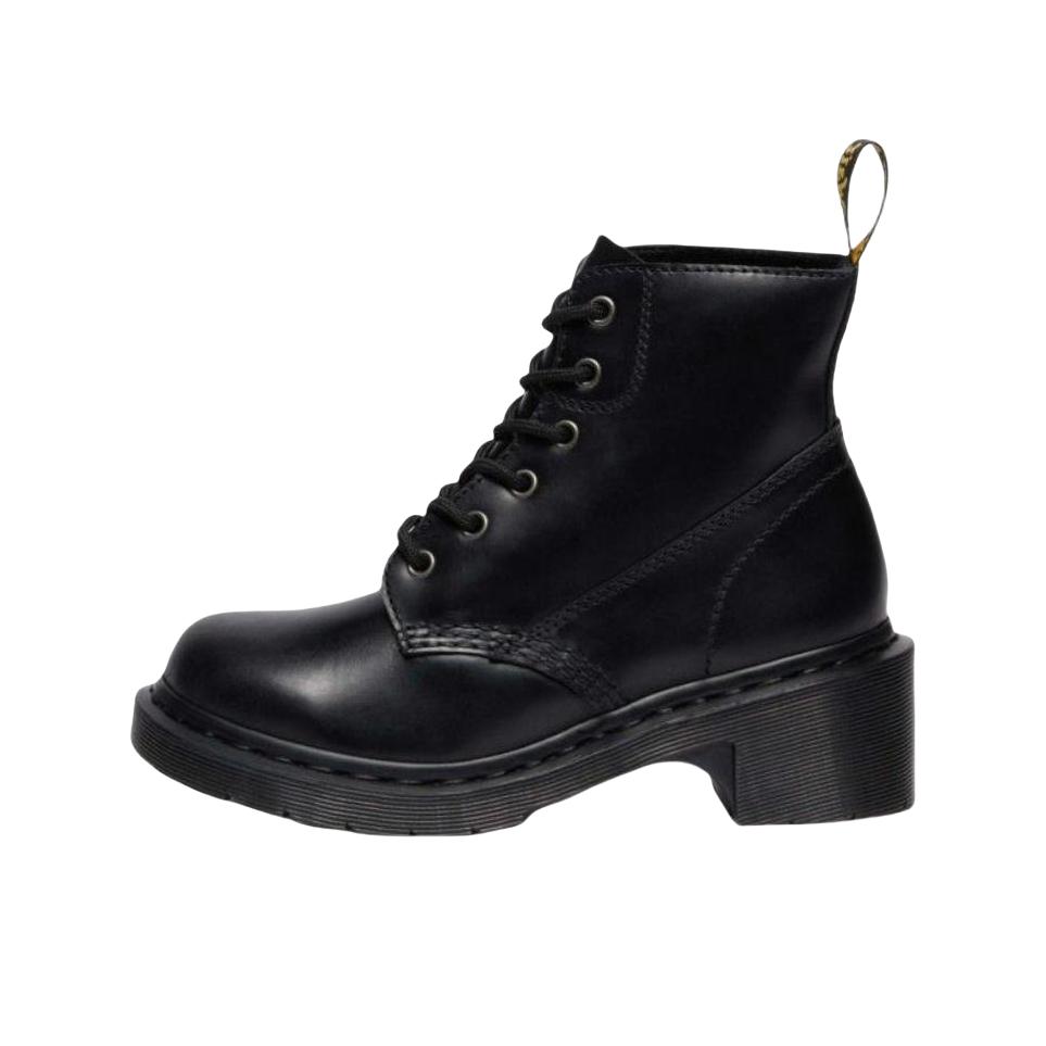 推荐商品：Dr. Martens ALDERSTONE 马丁靴 系带圆头短筒 女款/黑色