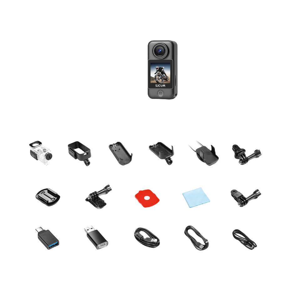 推荐商品：SJCAM C400 运动相机 可旋转大屏 双重防抖