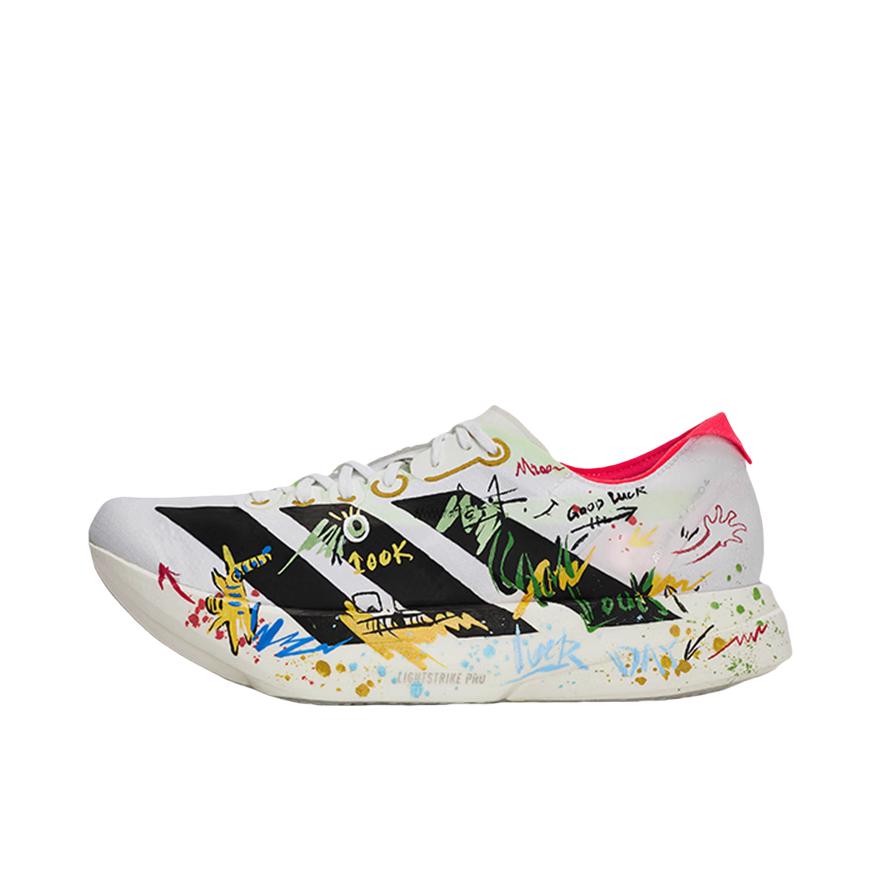 推荐商品：定制款 adidas Adizero Adios Pro 4 跑鞋 运动低帮 恐龙乐园