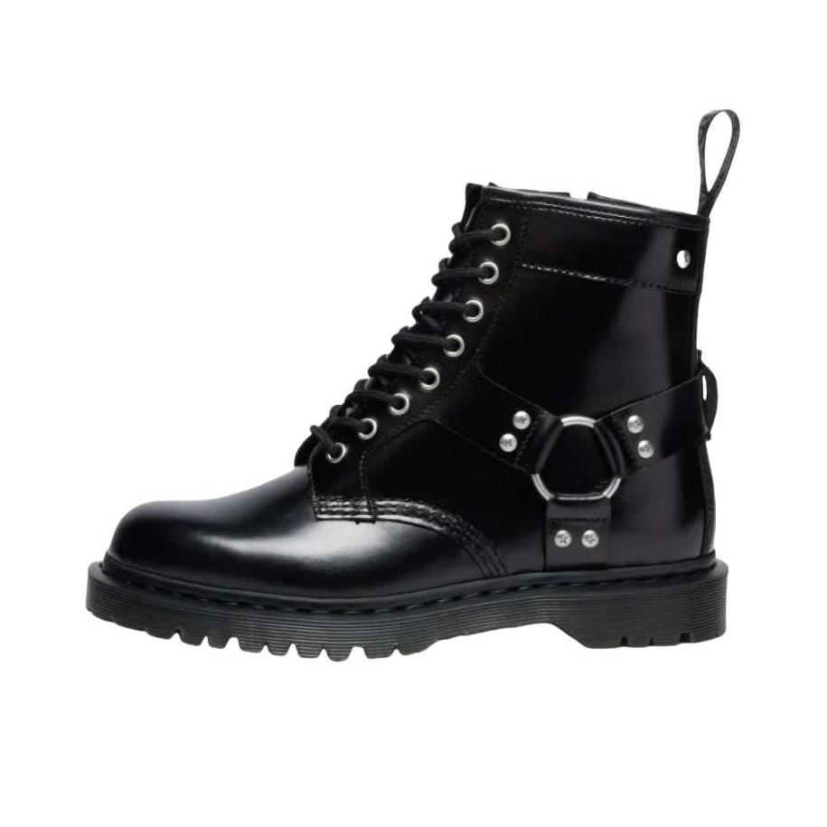 推荐商品：Dr. Martens 1460 Harness 马丁靴 复古时尚圆头 黑色