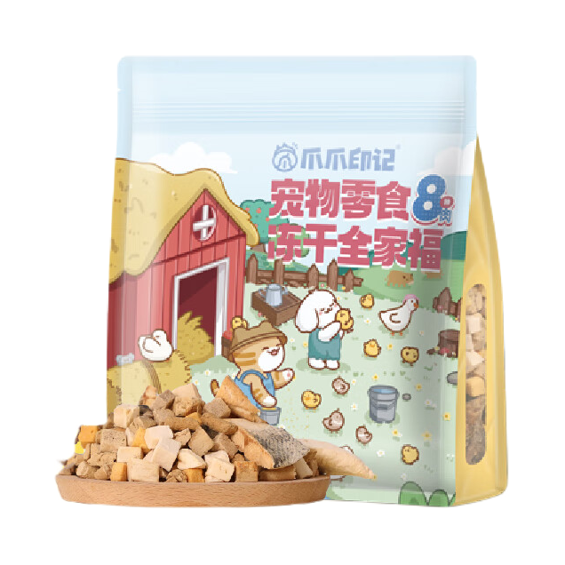 推荐商品：爪爪印记 猫犬通用冻干零食 营养