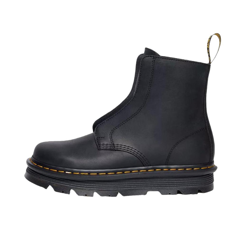 推荐商品：Dr. Martens ZEBZAG 马丁靴 复古短筒厚底 黑色