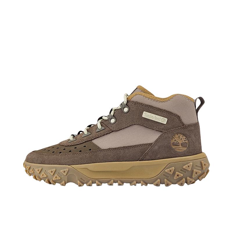 推荐商品：Timberland/添柏岚 圆头织物 减震防滑 轻便透气 耐磨 回弹 功能性 运动 防水抓地 户外鞋徒步鞋 深棕色