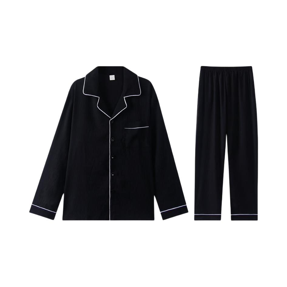 推荐商品：LA MIU/兰缪 云朵棉可外穿长袖睡衣 G592 黑