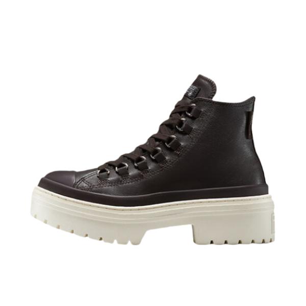 推荐商品：Converse/匡威 Chuck Taylor All Star 运动休闲鞋 复古防水保暖高帮 深棕色/白色