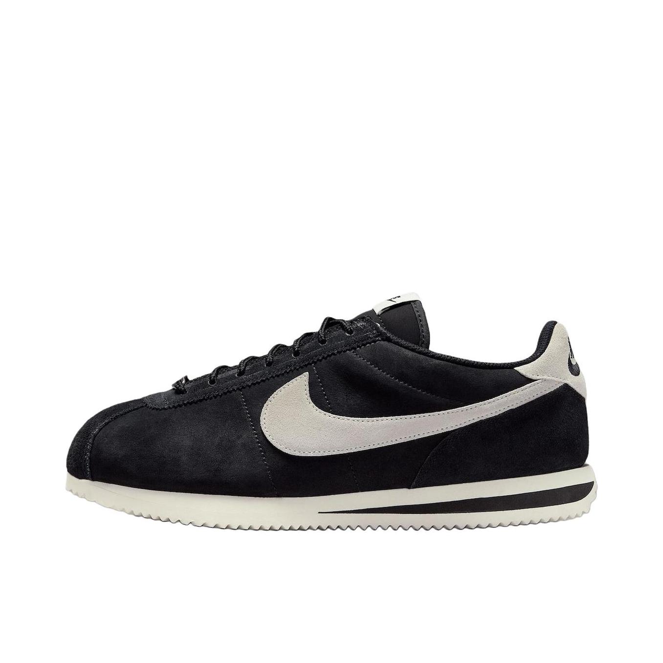 推荐商品：Nike Classic Cortez 阿甘鞋 跑鞋 防滑耐磨缓震透气轻便抓地舒适低帮耐穿贴合 深黑色/米色