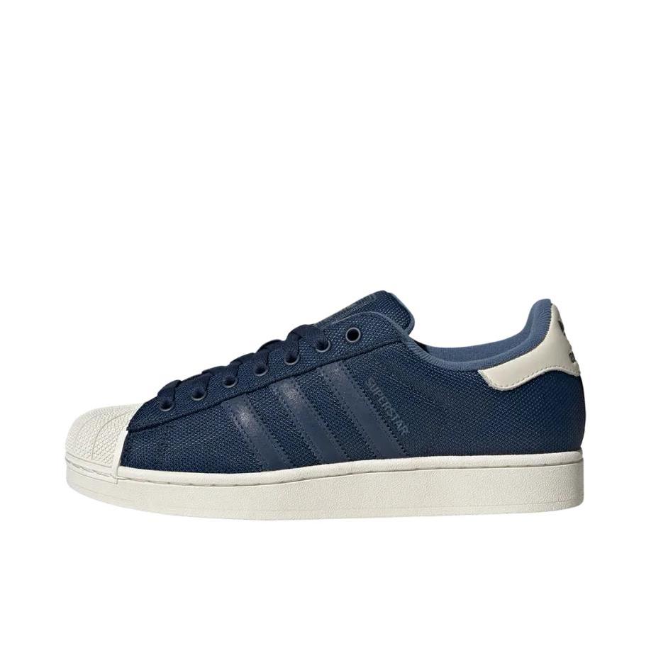 推荐商品：adidas Originals Superstar 2 板鞋 复古防滑耐磨贝壳头贴合圆头支撑 深蓝色/白色