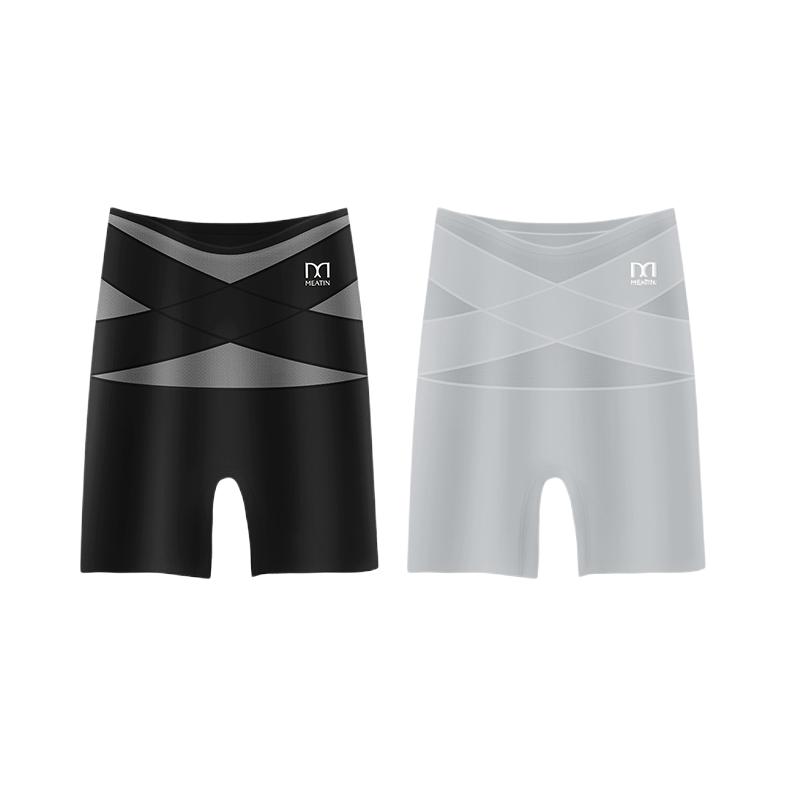 推荐商品：美雅挺 防走光高腰冰丝无痕打底裤 女装 M7100 灰