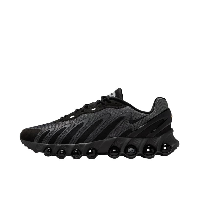 推荐商品：Nike Air Max DN8 跑鞋 时尚百搭防滑耐磨网面透气舒适气柱减震轻便贴合赤足体验支撑耐用耐穿 黑色/暗灰色