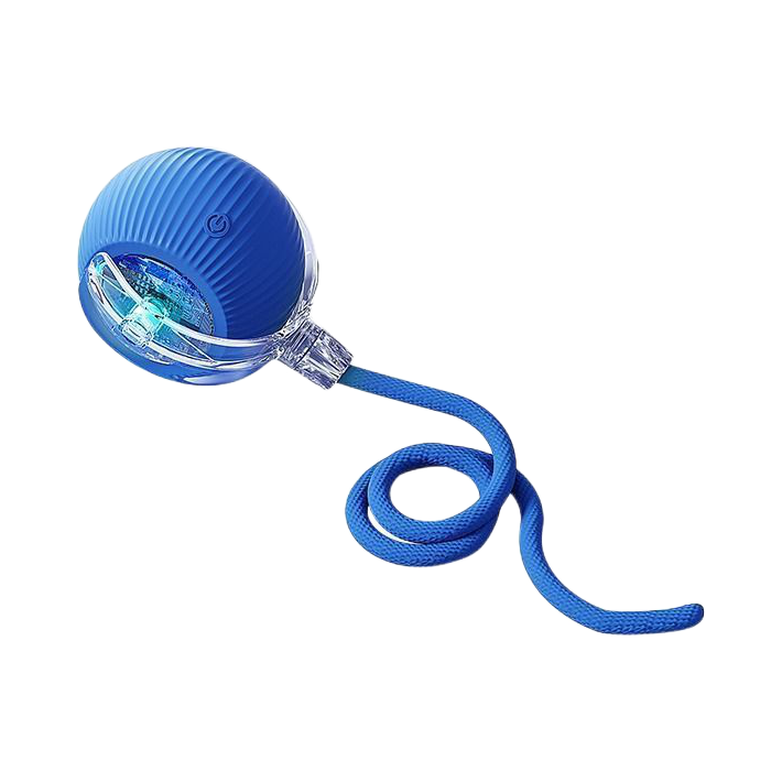 推荐商品：湿下巴的毛孩 智能逗狗跳跳球 自动自嗨解闷耐咬