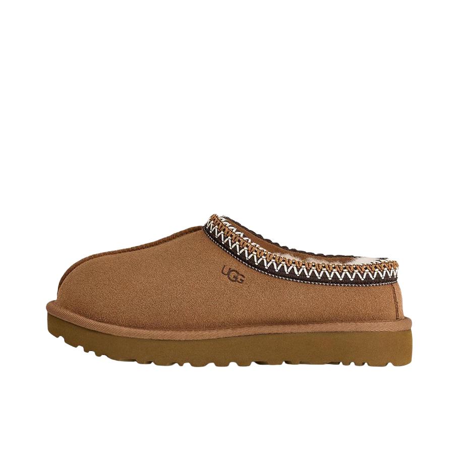 推荐商品：UGG Tasman 运动休闲鞋 编织花边一脚蹬厚底舒适防滑耐磨圆头百搭简约 栗色/棕色