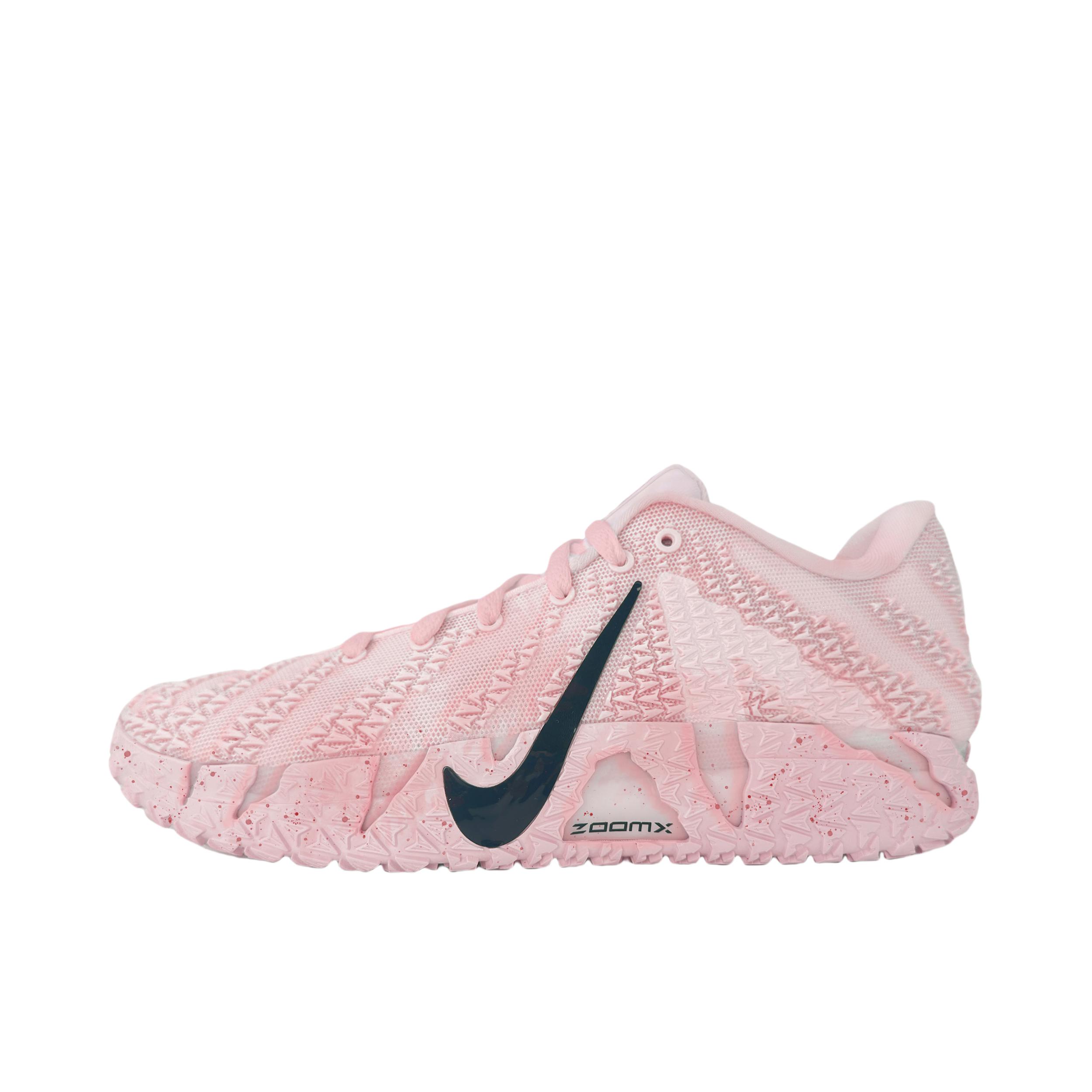 推荐商品：定制款 Nike Ja 3 莫兰特三代 篮球鞋 高街减震低帮支撑回弹网布流体熊防侧翻喷墨耐穿实战型球场精灵防滑轻便包裹性抗扭街头风手绘 樱花粉