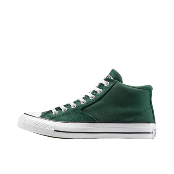 推荐商品：Converse/匡威 Chuck Taylor All Star Malden Street 帆布鞋 复古舒适轻便防滑耐磨支撑圆头高帮 绿色/白色/黑色 