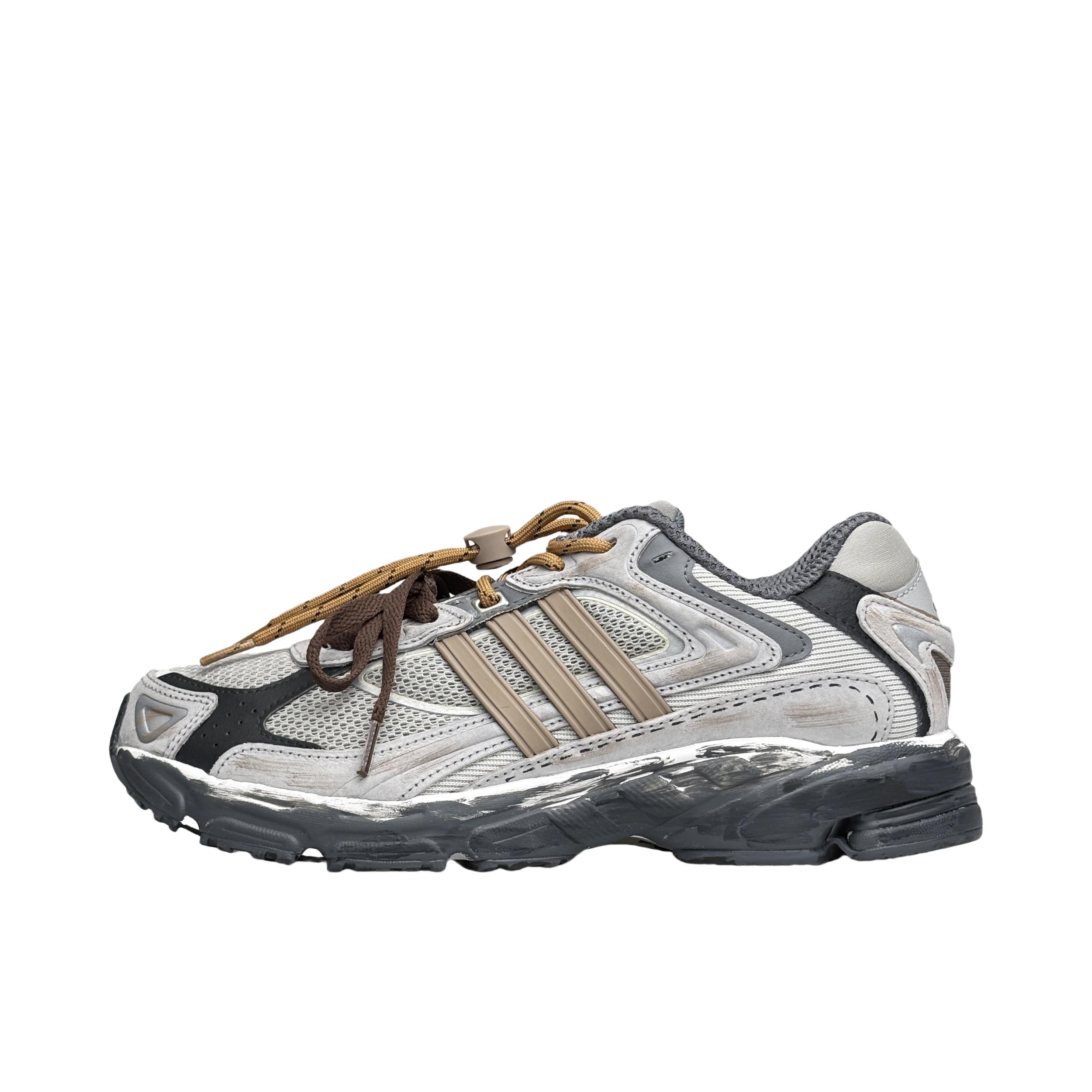 推荐商品：【定制球鞋】adidas originals Response 织物 防滑耐磨 防水 包裹性 复古简约 百搭 跑鞋 雾棕