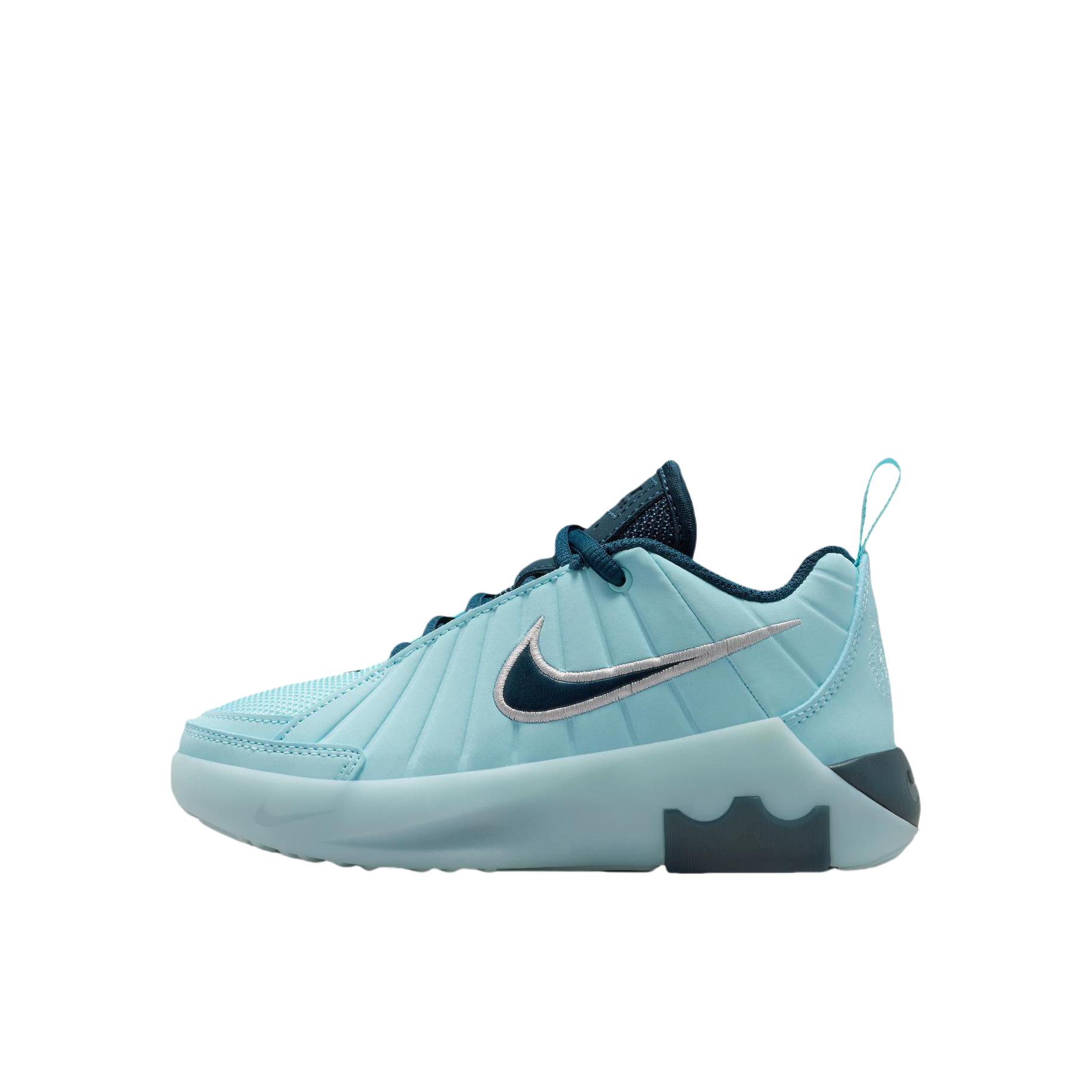 推荐商品：Nike LeBron Witness 9 儿童篮球鞋 百搭圆头系带 小童/冰河蓝/军械深海蓝/冰川蓝/金属银