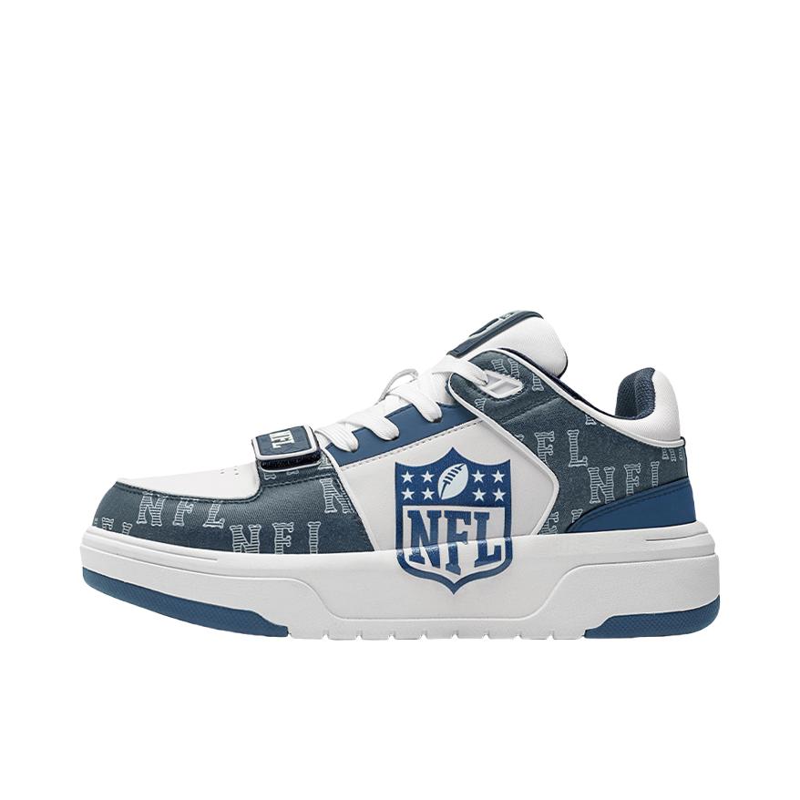 推荐商品：NFL College 1 '25 板鞋 简约街头复古 白色/蓝色