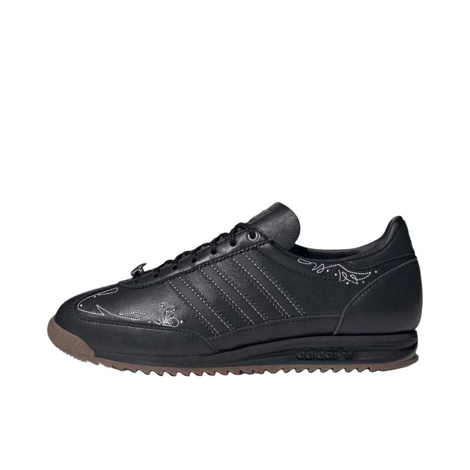 推荐商品：【马思纯同款】 adidas Originals SL 72 T头鞋 德训鞋 运动休闲鞋 轻便防滑耐磨透气舒适简约复古 黑色/深棕色