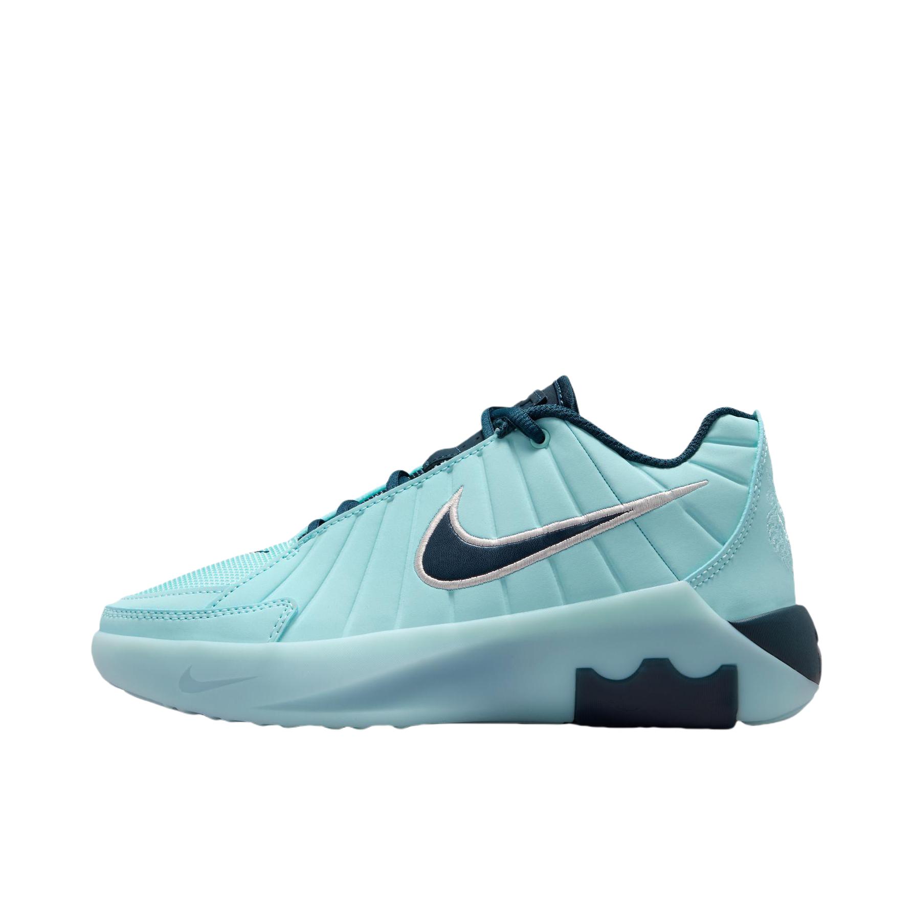 推荐商品：Nike 詹姆斯 LEBRON WITNESS 9 篮球鞋 缓震实战支撑抓地抗扭 大童/冰河蓝/军械深海蓝/冰川蓝/金属银
