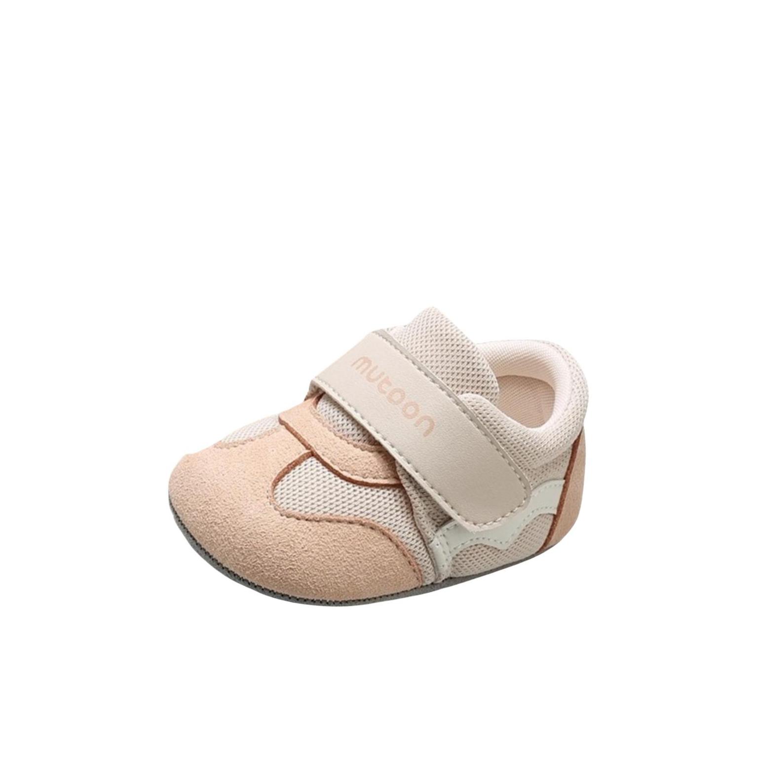 推荐商品：mutong/牧童 学步鞋儿童 复古软底透气 ESW2568905# 网面/婴童/柔桔粉