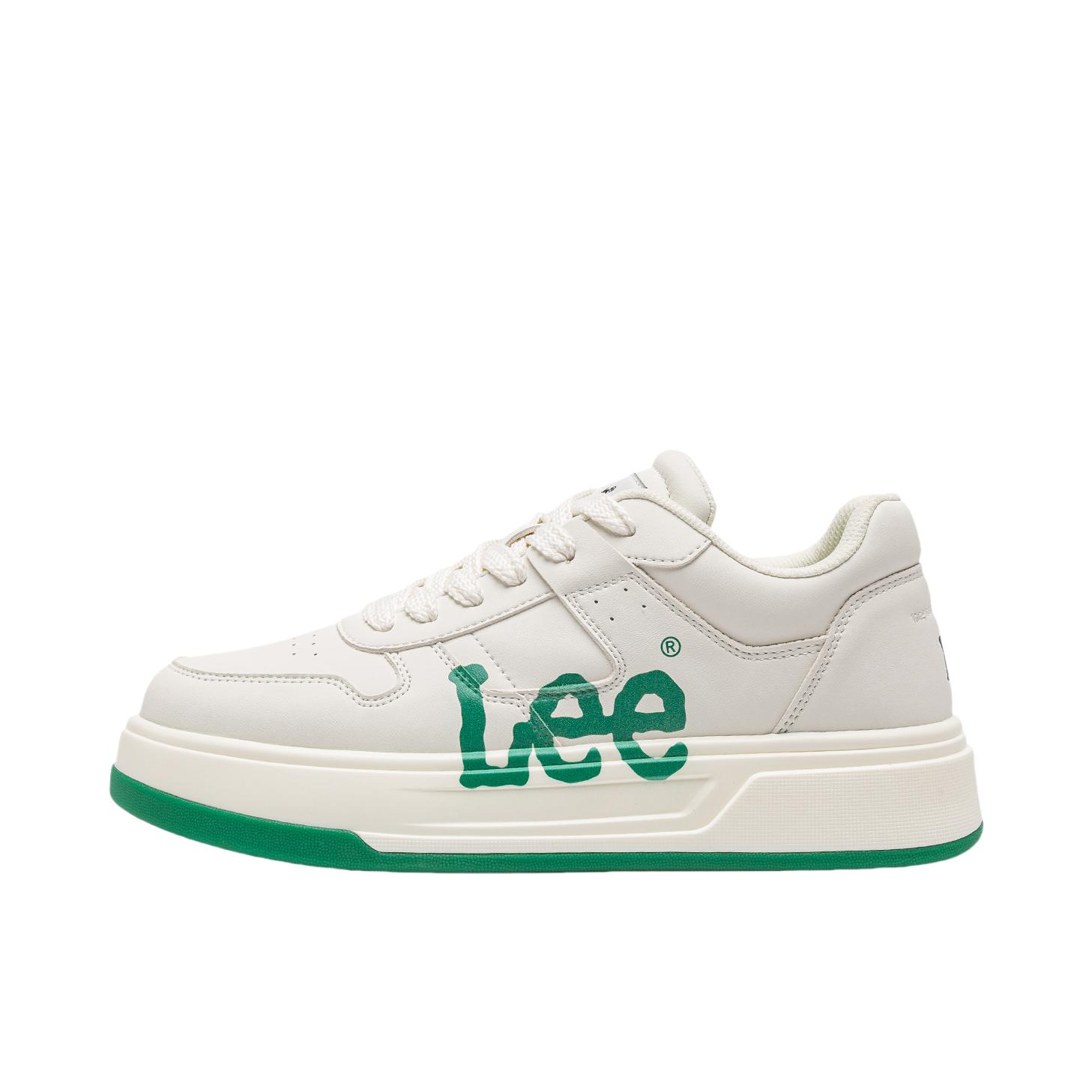 推荐商品：Lee 板鞋 合成革百搭休闲简约 L254UB265 绿色