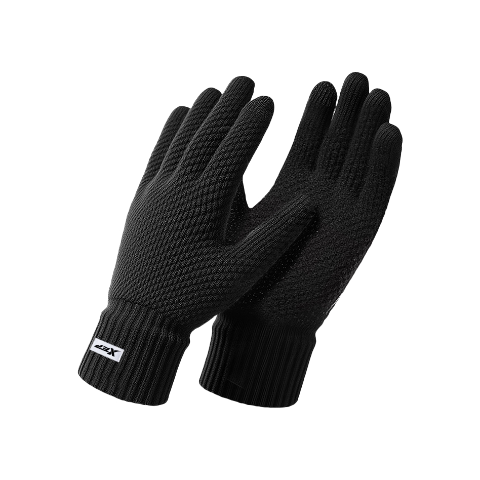 推荐商品：Xtep/特步 运动户外防风针织保暖手套 ABA256 可触屏