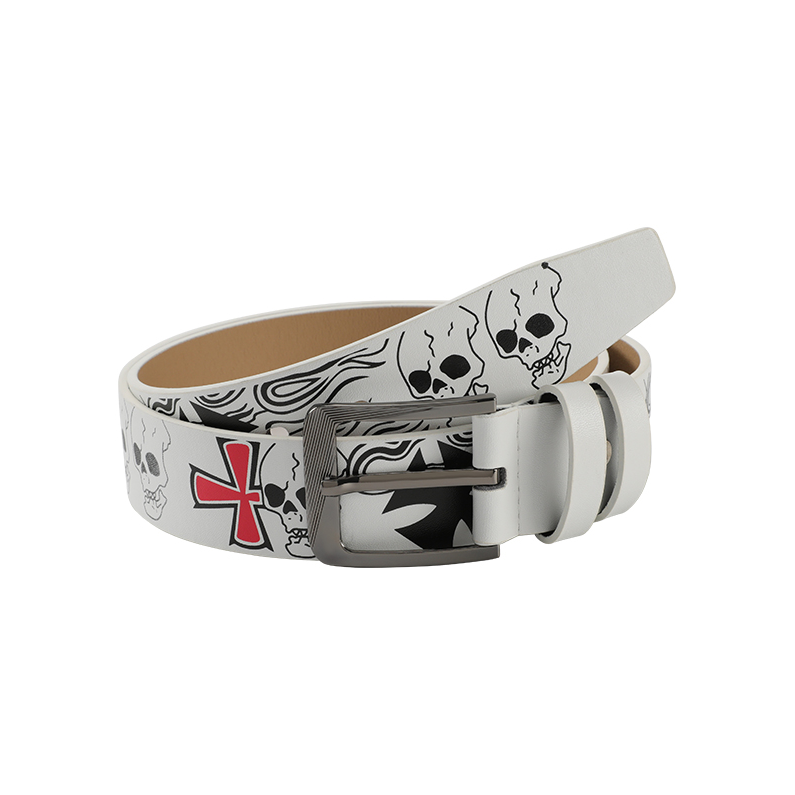推荐商品：15 MINS 针扣潮流骷髅头小众皮带 L1903EP5