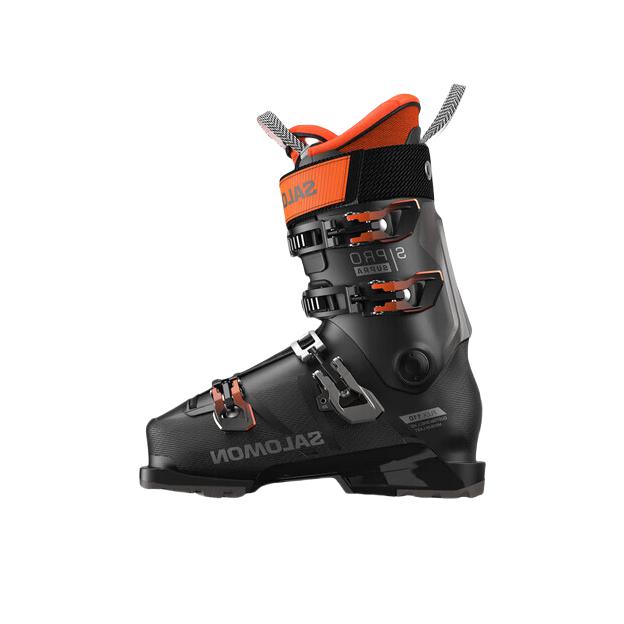 推荐商品：Salomon萨洛蒙 S/PRO ALPHA 80 双板 滑雪鞋 户外休闲鞋 黑色/橙色