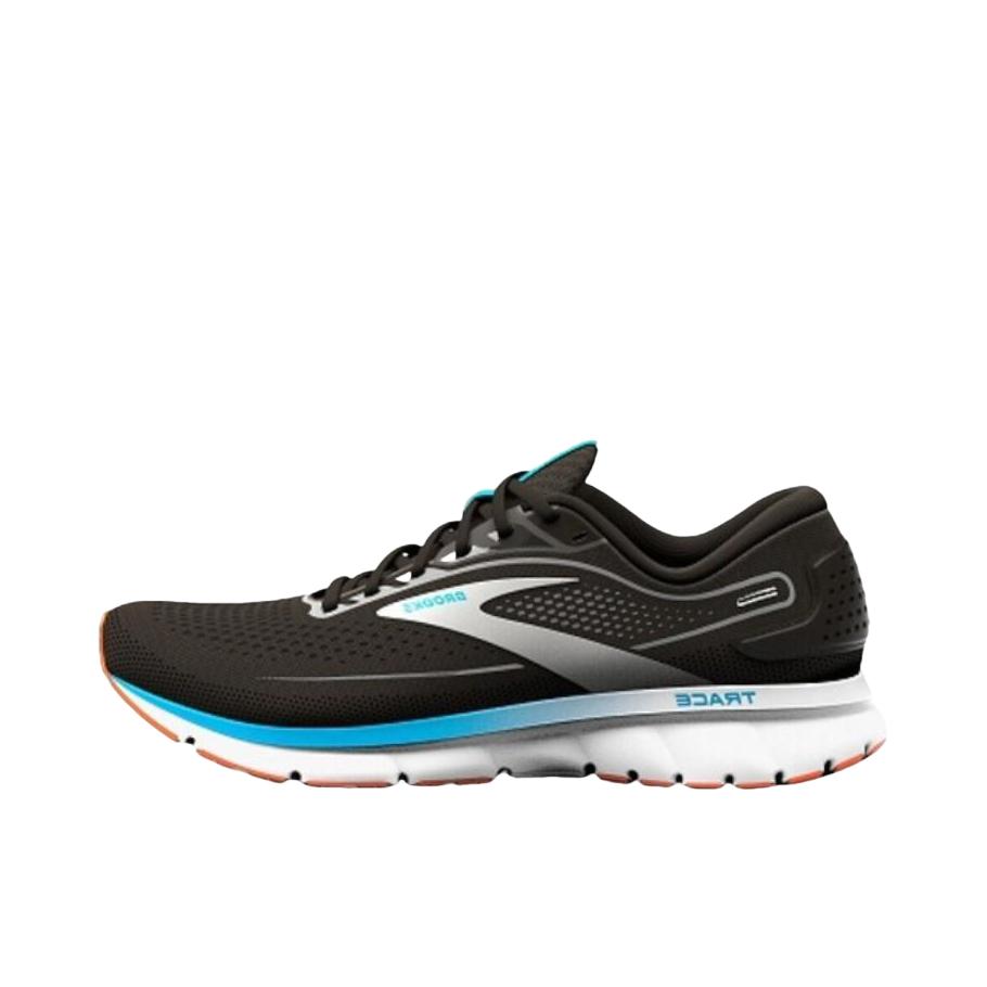 推荐商品：Brooks/布鲁克斯 Trace 轨迹 2 舒适百搭 缓震 网布透气 防滑耐磨 低帮 网面 跑鞋 黑色/蓝色