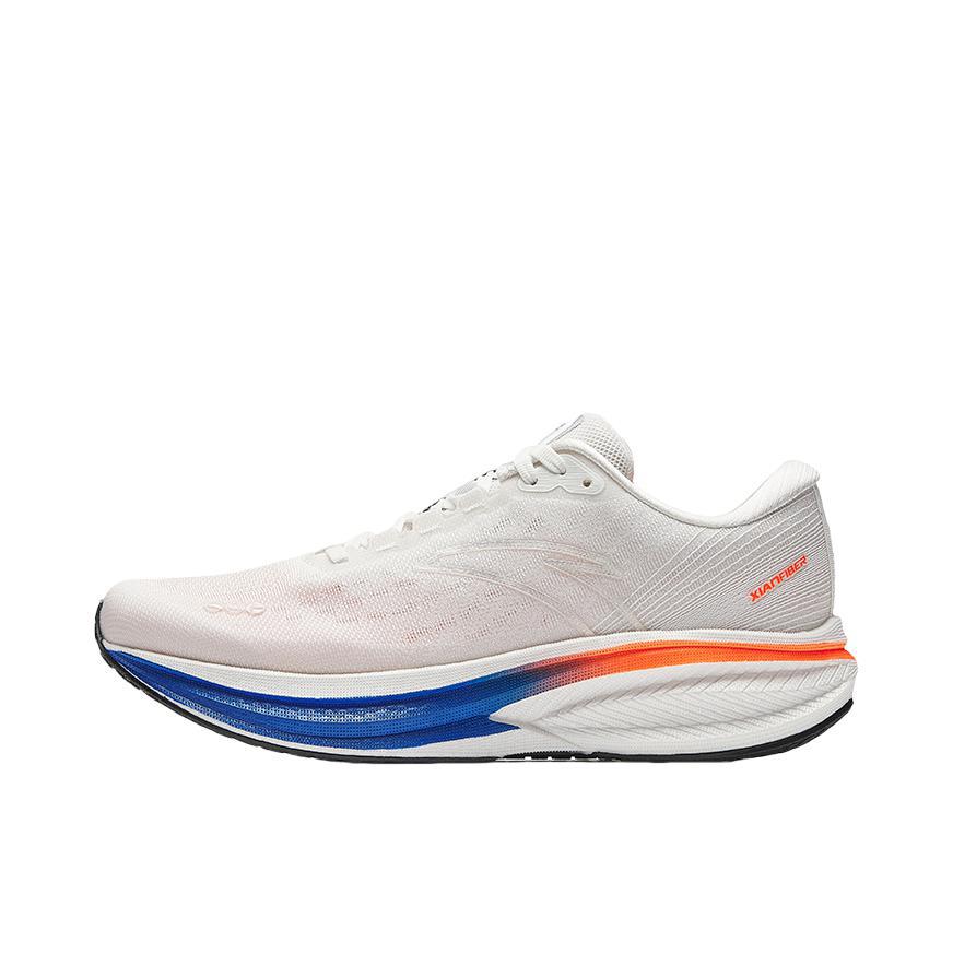 推荐商品：安踏 冠军3代 V3 跑鞋 氮科技缓震回弹防滑耐磨舒适休闲运动 纸莎白/银色/海寂蓝