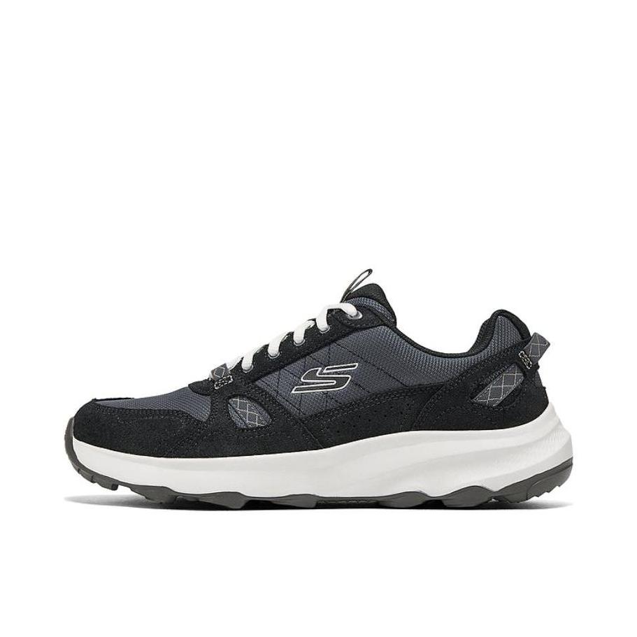 推荐商品：Skechers/斯凯奇 RIDGE OAK 绑带 老爹鞋 登山鞋 户外休闲鞋 黑色/灰色
