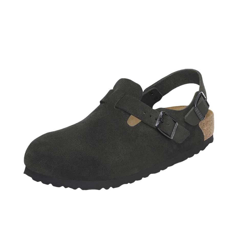 推荐商品：Birkenstock Tokio系列 包头 轻质耐磨 系踝 圆头 防磨 秋冬 拖鞋 黑色