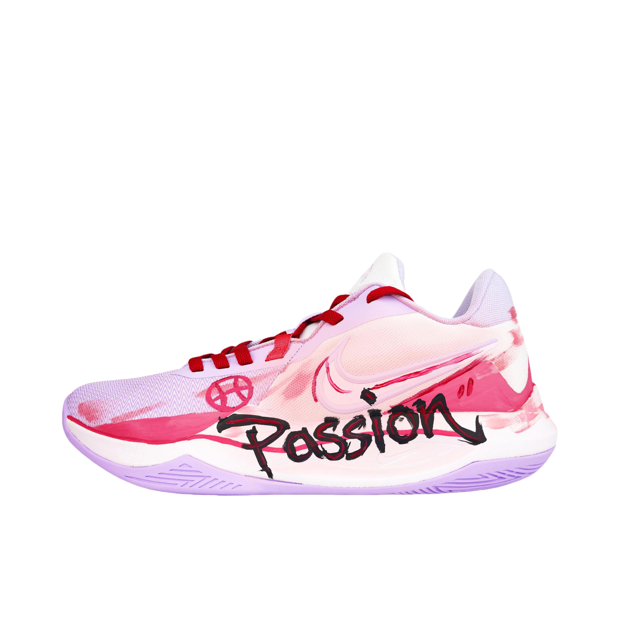 推荐商品：【定制球鞋】Nike Precision 6 篮球鞋 舒适减震防滑耐磨低帮系带支撑潮流时尚百搭 粉焰狂想