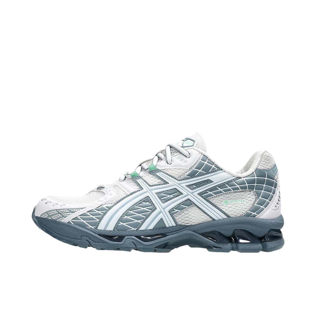 推荐商品：Asics/亚瑟士 GEL-Nimbus 10.1 跑鞋 1复古拼接防滑低帮休闲支撑贴合短跑 蓝色/白色