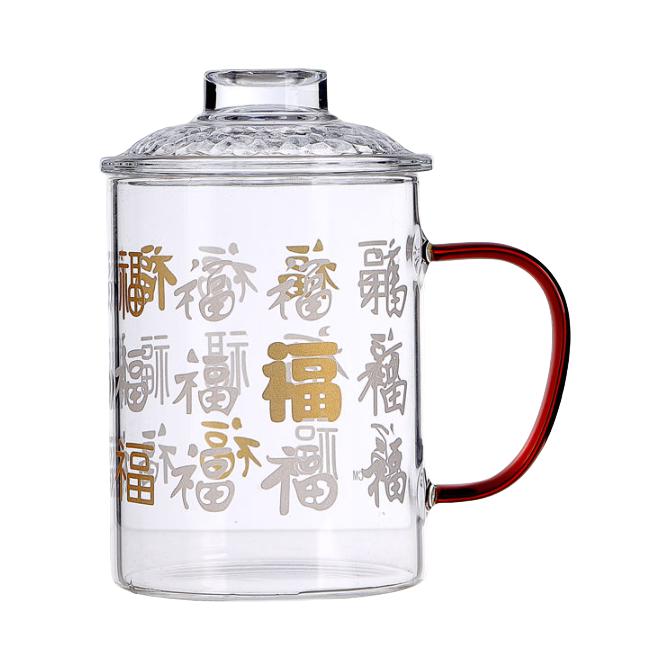 推荐商品：CMSP/春鸣尚品 550ml 直饮式 耐热玻璃 茶杯
