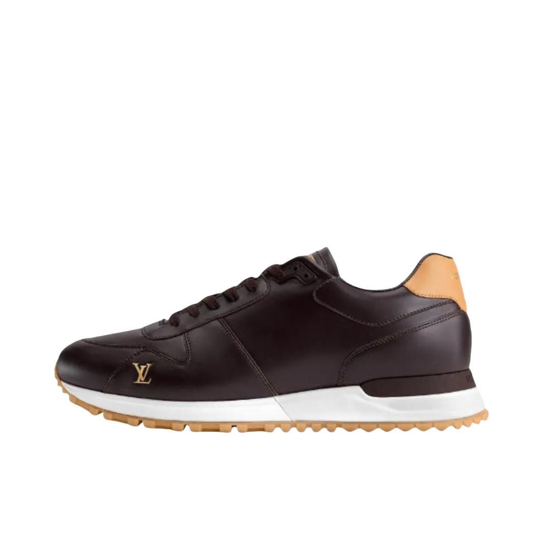 推荐商品：Louis Vuitton 路易威登 Run Away 运动休闲鞋 牛皮圆头系带低帮 棕色