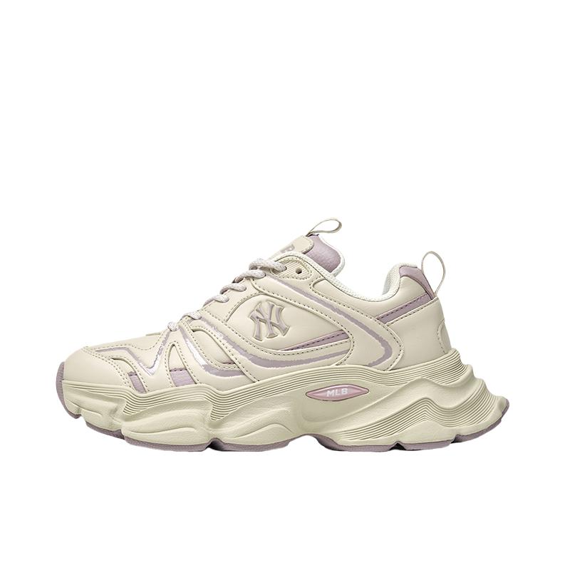 推荐商品：MLB官方 老爹鞋 休闲厚底增高 SHCC1 纽约洋基队/象牙色