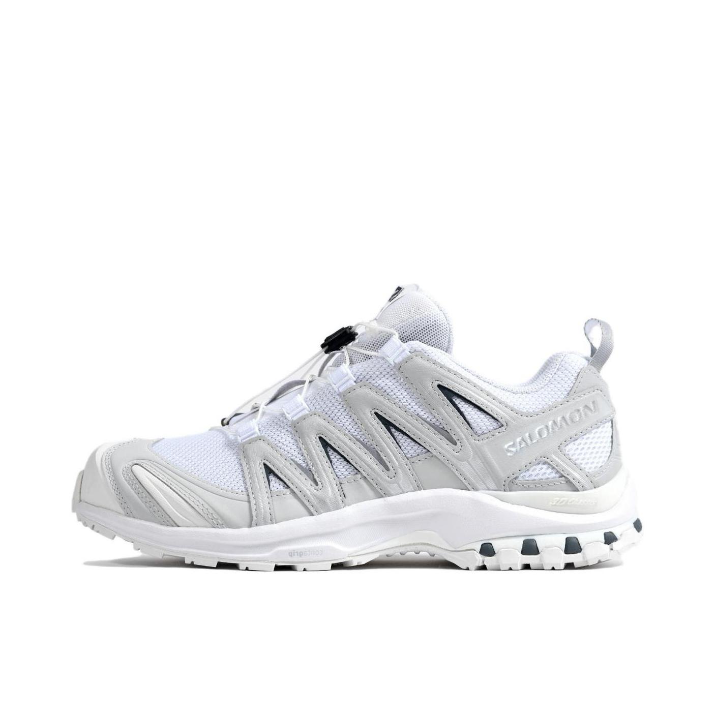 推荐商品：Salomon/萨洛蒙 XA Pro 3D 户外鞋 徒步鞋 越野跑鞋 防滑耐磨防水包裹性稳定支撑织物网布抓地 白色/灰色/紫罗兰色/银色