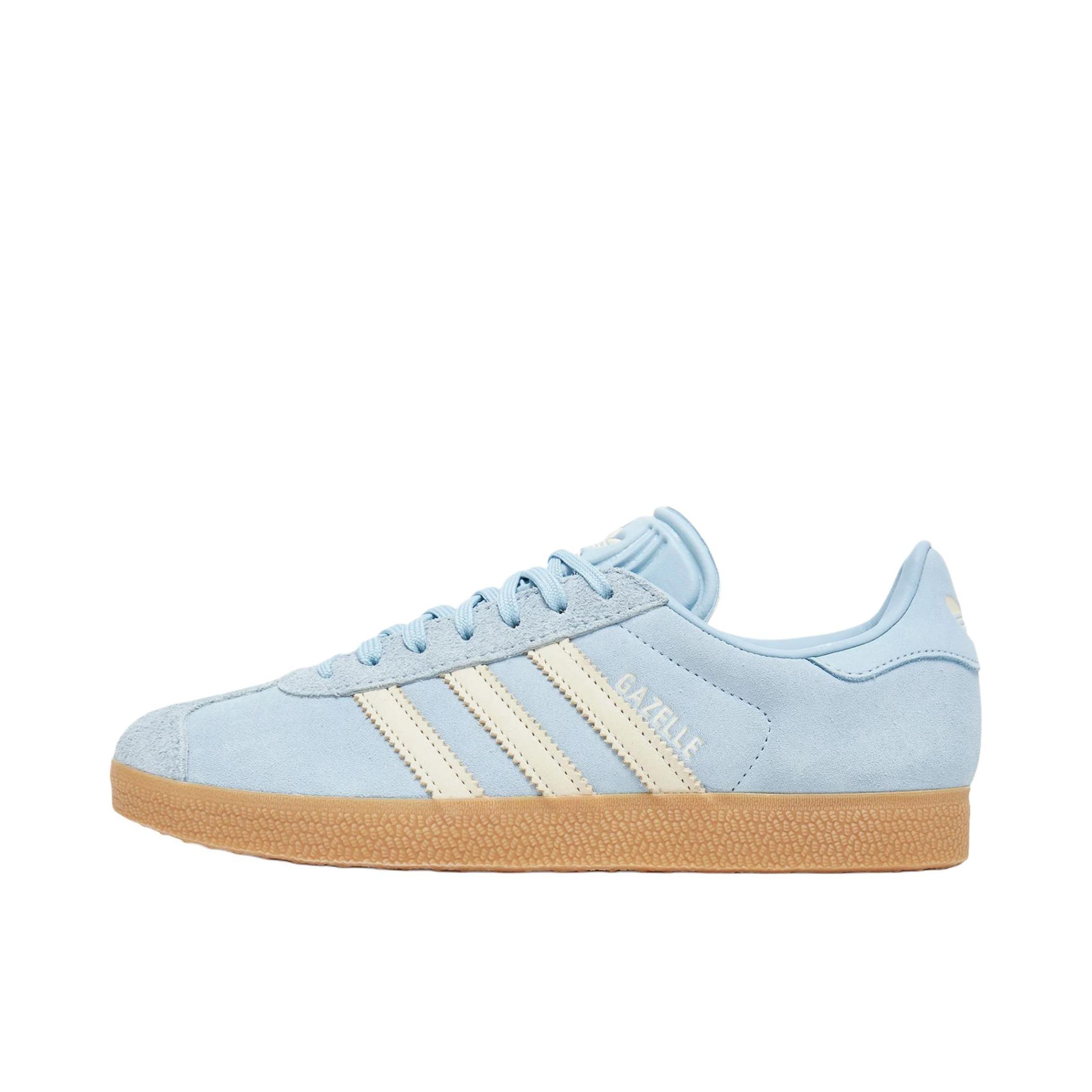推荐商品：adidas Originals Gazelle II T头鞋 德训鞋 板鞋 轻便舒适防滑耐磨贴合 女款/浅蓝色 