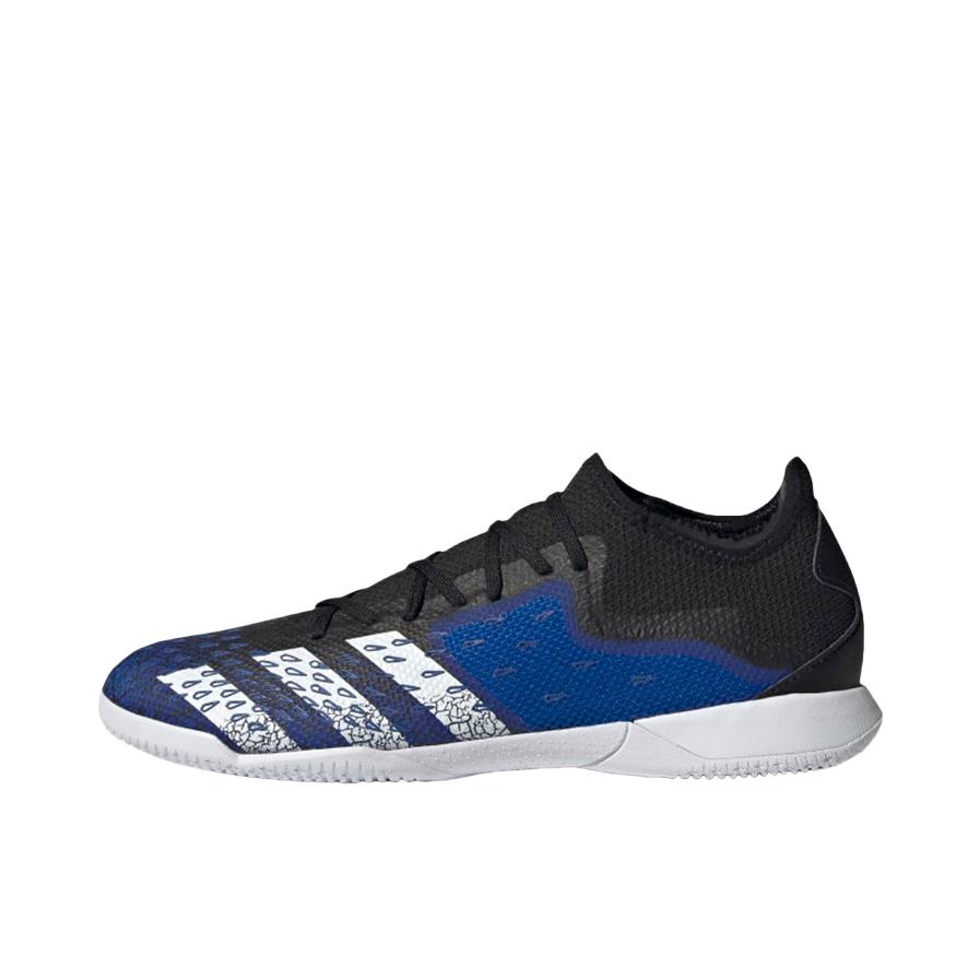 推荐商品：adidas Predator Freak.3 TF 足球鞋 中端胶质碎钉人造草地硬草地防滑耐磨圆头 黑色/蓝色 