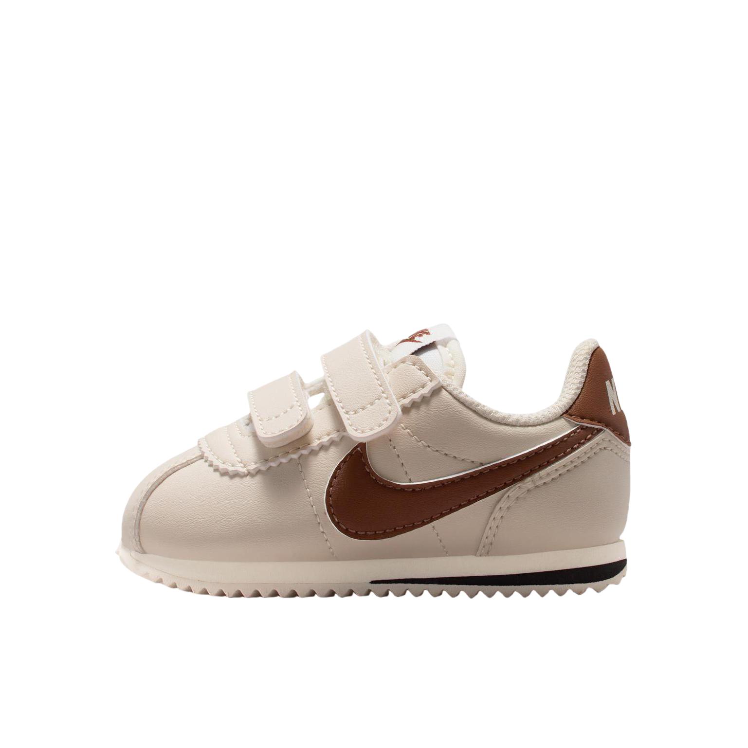 推荐商品：Nike  Cortez  软底轻便 防滑耐磨 舒适透气  阿甘鞋 运动鞋 儿童  小童/浅土褐色/动物群棕色/帆白色/黑色