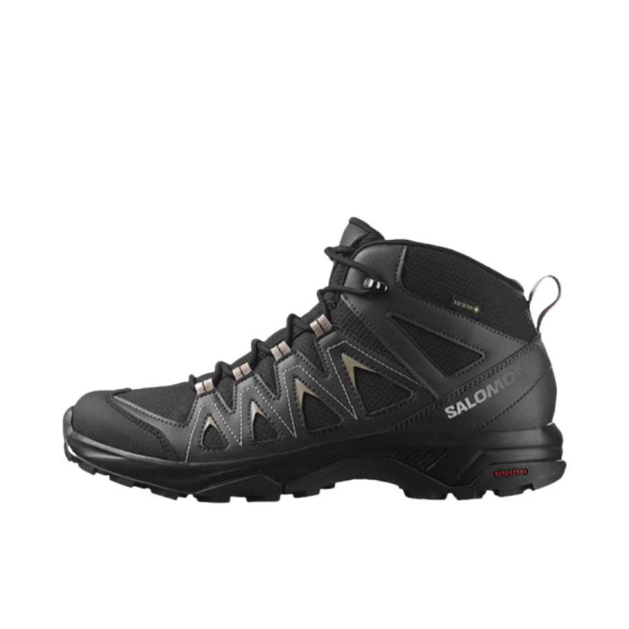 推荐商品：Salomon/萨洛蒙 X Braze Mid GTX 防水 舒适 防滑耐磨 稳定支撑 越野徒步 登山 户外鞋 女款/黑色