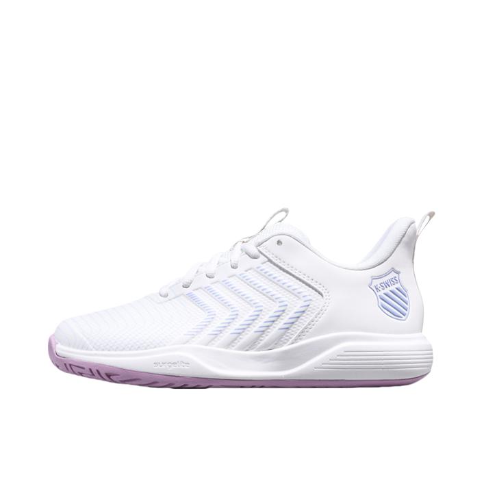 推荐商品：K-SWISS ULTRASHOT TR 网球鞋 舒适耐磨百搭 女款/温网白/黎明粉紫